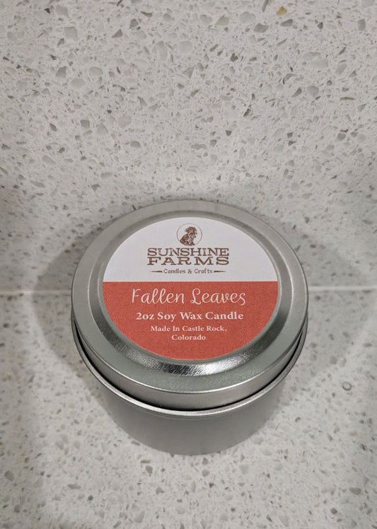Fallen Leaves Candle