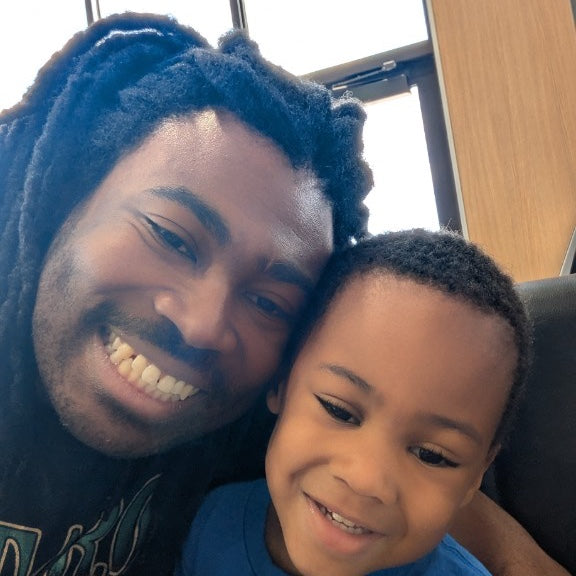 Ronald Porch with one of his sons